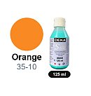 Krāsa zīda apgleznošanai "DEKA-Silk ", 125 ml, oranža