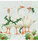 Sprakle Art "Bree Merryn - Christmas - Christmas Geese", 18x18cm, ZS