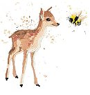Sparkle Art Card Kit "Bree Merryn - Bamba and Bumble", 18x18cm