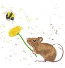 Sparkle Art Card Kit "Bree Merryn - Bashful and Bumble", 18x18cm