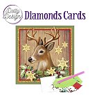 Dimantu mozaīkas komplekts - atklātne "Deer" 15x15cm, ZS
