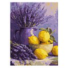 Komplekts gleznošanai pēc numuriem, "Lavender and lemons", audekls uz apakšrāmja, 30х40cm