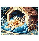 Komplekts gleznošanai pēc numuriem, "Quiet time", audekls uz apakšrāmja, 30х40cm