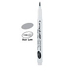Marķieris/ ota "Brush liner", ūdensnoturīgs, vidēji pelēks